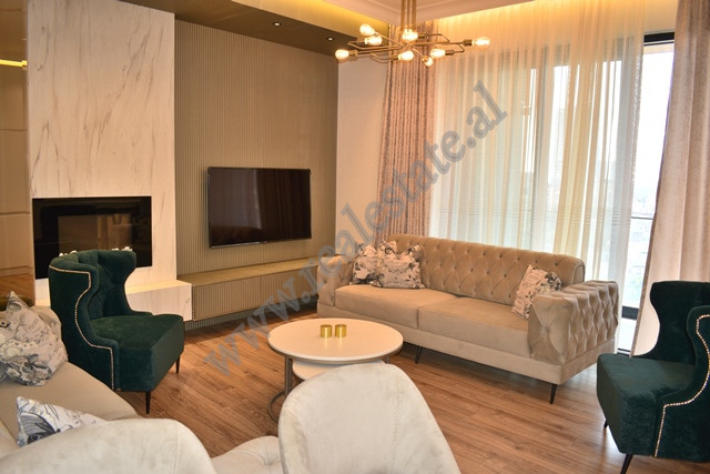 Modern two-bedroom apartment for rent near The Grand Park of Tirana, Albania