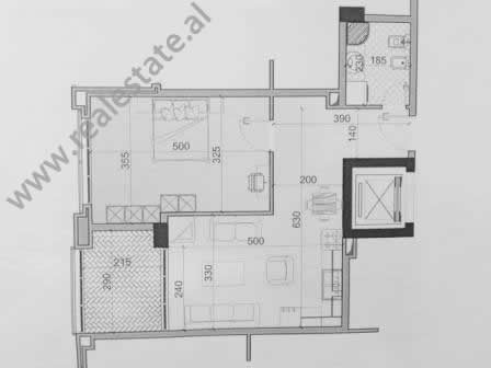 Apartament 1 + 1 per shitje prane rruges 4 Deshmoret ne Tirane (TRS-616-5b)