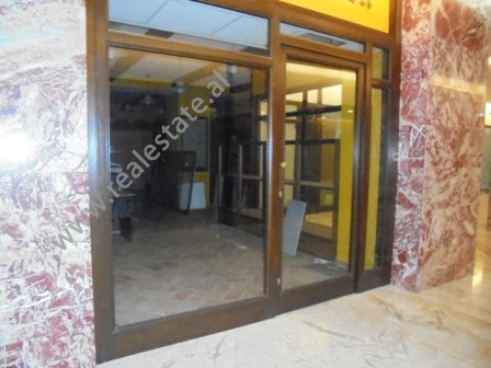 Coffee bar for rent in Abdi Toptani Street in Tirana.The store is situated on the first floor of a s