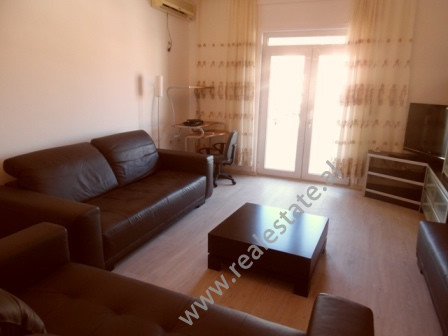 Two bedroom apartment for rent in Pjeter Budi Street in Tirana
The flat is situated on the fifth fl