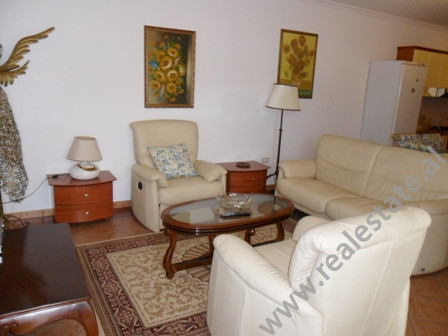 Apartment for rent in Perlat Rexhepi Street in Tirana.
It is situated on the 7-th floor in a new bu