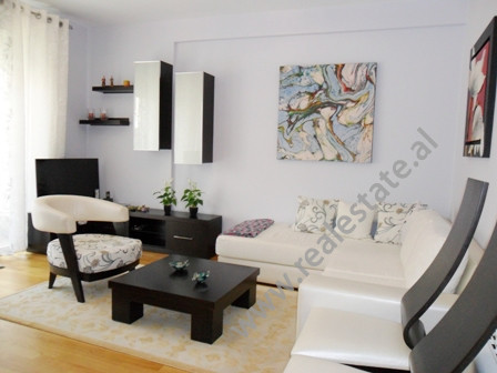 Modern apartment for rent close to Artificial Lake in Tirana.
It is located on the 4-th floor in a 
