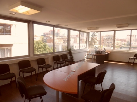 Office space for rent close to Blloku area in Tirana.
The office is located on the 4th floor of a n