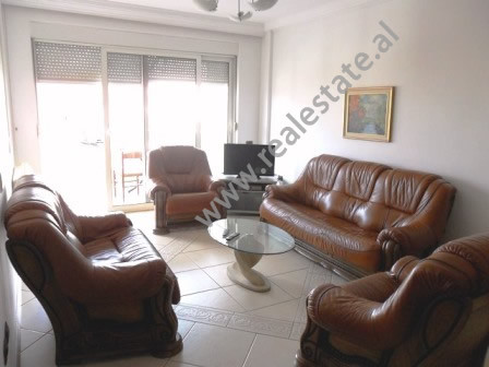 Two bedroom apartment for rent in Brigada VIII Street in Tirana. The apartment is situated on the 5-