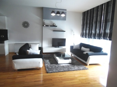 Modern three bedroom apartment for rent in the Bllok area in Tirana.
It is situated on the 8th floo