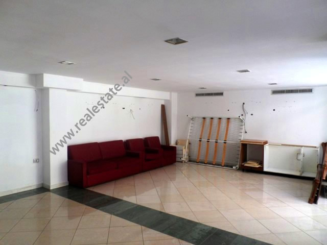 Store is situated close to Taivan Complex in Tirana.The space is 50m2 and it is offered unfurnished.