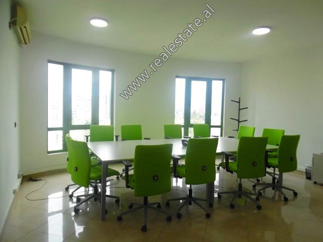 Office for rent in the beginning of Abdyl Frasheri Street in Tirana.
It is located on the 9th floor