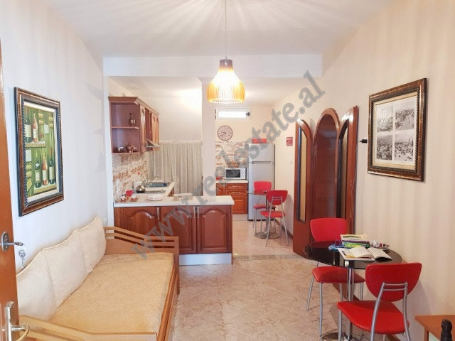 
Two bedroom apartment for rent in Fortuzi street in Tirana, Albania.
It is located on the ground 