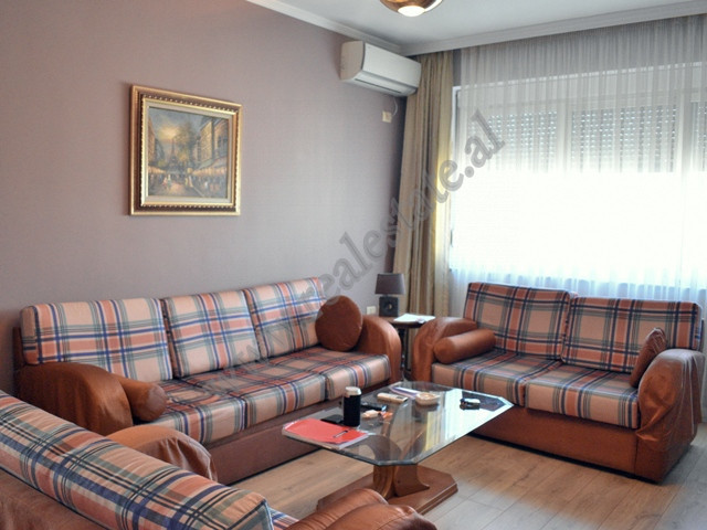 Two bedroom apartment for rent in Blloku area in Tirana, Albania.
It is situated on the last sevent