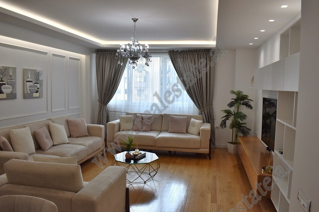 Modern three bedroom apartment for rent at Ambassador 2, in Ahmet Sheh Pazari Street in Tirana, Alba