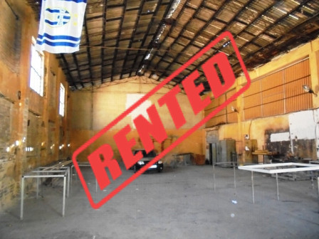 Warehouse for rent in Zenel Bastari Street in Tirana.
The warehouse is located in a well known area