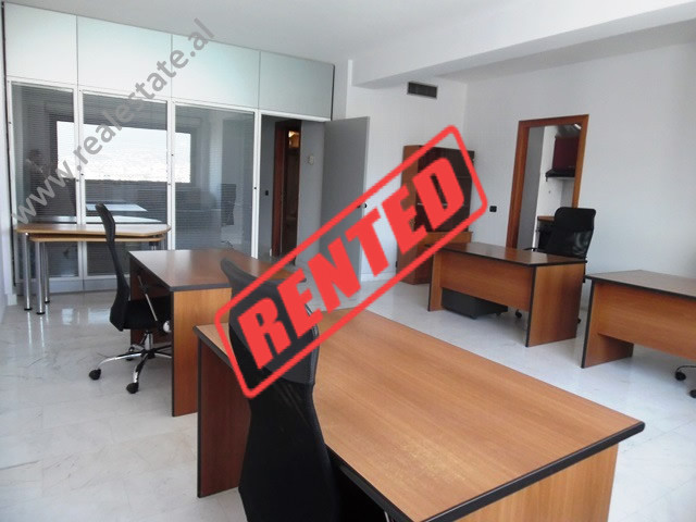 Office for rent in Abdi Toptani Street in Tirana.

It is situated on the 12-th floor in a new buil