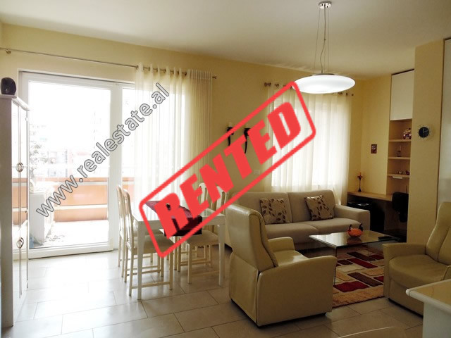 Apartment for rent close to Bogdaneve Street in Tirana.

It is situated on the 7th floor in a new 