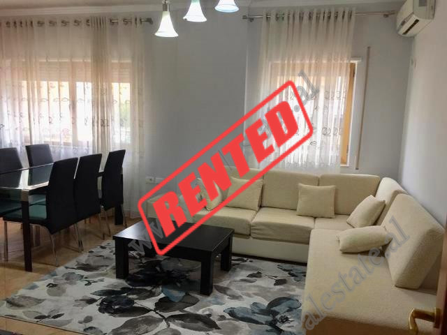 Two bedroom apartment for rent in Him Kolli street in Tirana, Albania.
It is located on the 4-th fl