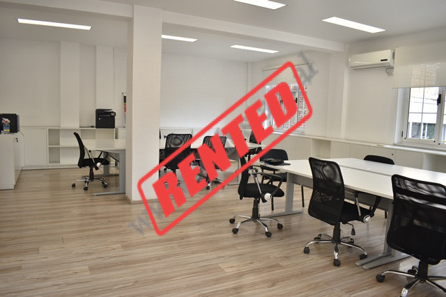 Office for rent in Mustafa Matohiti Street in Tirana.
It is situated on the second floor of a new b