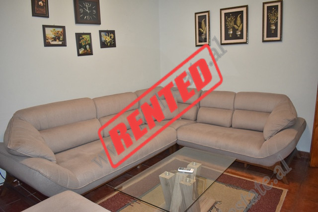 Three bedroom apartment for rent in Mihal Popi Street in Tirana.
It is located on the 2nd floor of 