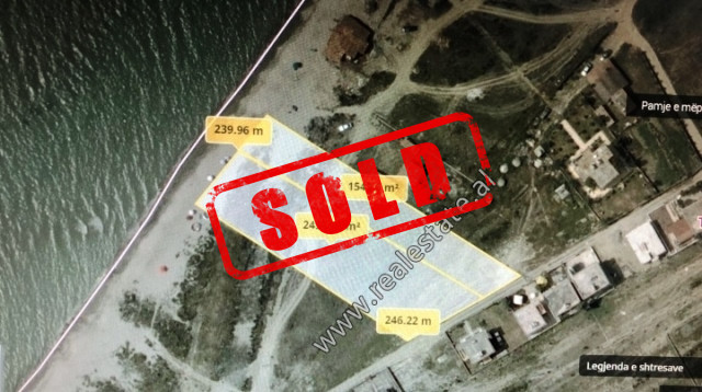 Land for sale on the first line of construction very close to the sea shore.

It offers a total su